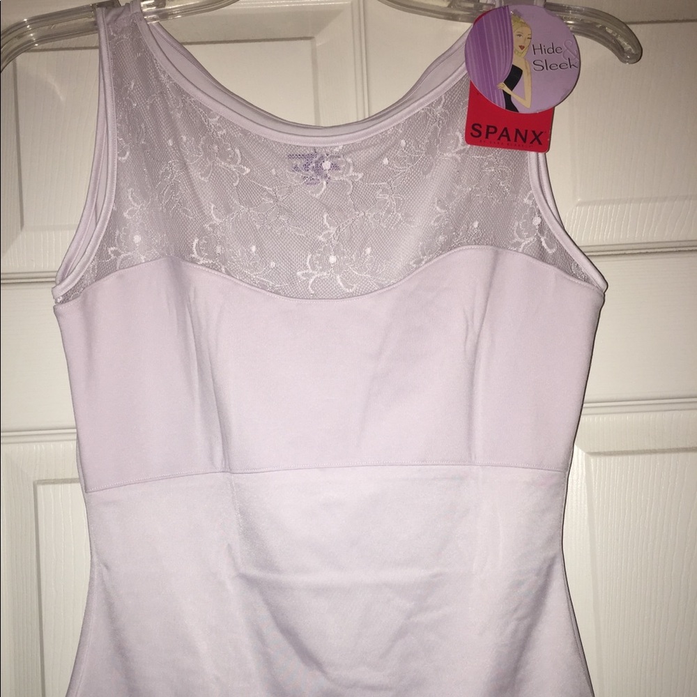 NWT SPANX Lace Bateau Tank